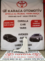 2013-2018 TOYOTA AURİS ÇIKMA ORJİNAL SOL ÖN ÇAMURLUK