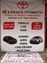2016-2022 TOYOTA C-HR ÇIKMA ORJİNAL KİLİT SACI