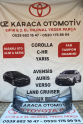 Oto Çıkma Parça / Toyota / Corolla / Tampon / Ön Tampon / Çıkma Parça 