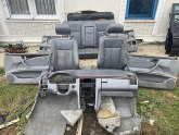 MERCEDES W210 ORJ. GRİ DERİ İÇ SALON TAKIM KUSURSUZ AL TAK