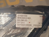 Oto Çıkma Parça / Mercedes / S Serisi / Far & Stop / Sol Ön Far / Çıkma Parça 