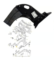 95850107100 PROSCHE CAYENNE 2011-2015  FAR BRAKETİ SOL