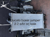 Ducato boxer jumper su radyatör sıfır orjinal kale