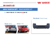 TAMPON SETI ARKA VW GOLF 6 GTI 08-13