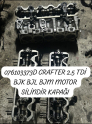 076103373D CRAFTER 2.5 TDİ BJK BJL BJM MOTOR SİLİNDİR KAPAĞI