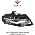 A4 ÖN FAR EL.MOTOR.LED.XEN.TİP SAĞ SOL 2008 2009 2010 2011 TAİWAN