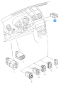 Oto Çıkma Parça / Volkswagen / Polo / Elektrik / Dörtlü Flaşör Düğmesi / Sıfır Parça 
