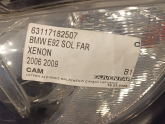 Oto Çıkma Parça / Bmw / 3 Serisi / Far & Stop / Sol Ön Far / Çıkma Parça 