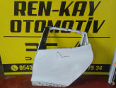 821134212R RENAULT CLİO 4 SOL ARKA KAPI BEYAZ ORJ ÇIKMA RENKAY