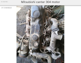 Mitsubishi - Temsa mutsibishi canter motor 304
