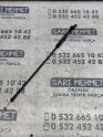 ÇIKMA VW CADDY MOTOR KAPUTU AÇMA TELİ 2005-2010