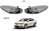 FLUENCE 2013+ MERCEKLİ SİYAH ÇERÇEVELİ SAĞ/SOL FAR SIFIR ADET FYT