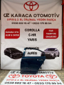 2019-2025 TOYOTA COROLLA ÇIKMA ORJİNAL SOL ARKA KAPI
