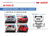 TAMPON SETI KOMPLE (ON-ARKA-YAN) VW GOLF 7.5 GTI (13-17