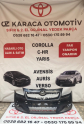 Oto Çıkma Parça / Toyota / Verso / Tampon / Ön Tampon / Çıkma Parça 