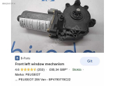 Oto Çıkma Parça / Peugeot / 206 / Oto Cam / Cam Motoru / Çıkma Parça 
