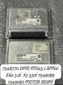 7548770 DME MS45.1 BMW E60 3.0İ  X3 530İ  7549080 MOTOR BEYNİ