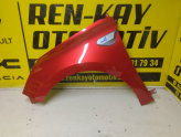 RENAULT CLİO 5 ALPİNE SOL ÖN ÇAMURLUK KIRMIZI ORJ ÇIKMA RENKAY