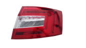 SKODA OCTAVIA- 13/17; STOP LAMBASI SAĞ KIRMIZI/BEYAZ/LEDLİ (TW-