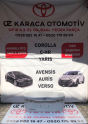 Oto Çıkma Parça / Toyota / Corolla / Kaporta & Karoser / Bagaj Kapağı / Çıkma Parça 