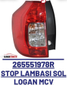 DACİA LOGAN  MCV SOL STOP LAMBASI 265551978R