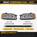 SEAT CORDOBA 1996 1999  SIFIR SAĞ SOL FAR 6K0941015 6K0941016