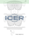 ICER FREN BALATA ON VOLKSWAGEN GOLF VIII - CADDY V 2020- / AUDI A