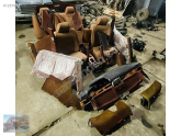 MERCEDES W126 SE KIRMIZI İÇ SALON TAKIMI EKSİKSİZ