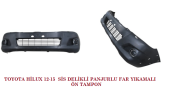 TOYOTA HİLUX 12-15 SİS DELİKLİ PANJURLU FAR YIKAMALI ÖN TAMPON