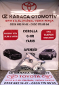 2019-2025 TOYOTA COROLLA ÇIKMA ORJINAL ARKA ÇAMURLUK