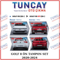 VOLKSWAGEN GOLF 8 ÖN ARKA TAMPON DÖNÜŞÜM SET 2020-2024