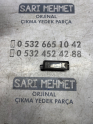 ÇIKMA VW GOLF PLAKA LAMBASI 1K8943021