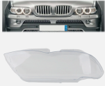 BMW X5 E53 SIFIR SAĞ FAR CAMI 2004-2006