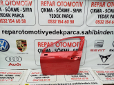 Renault clio 5 sol ön kapı kırmızı orijinal çıkma 2019-25