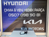 HYUNDAİ İ20 2014-2020 SOL AYNA SİNYALSİZ  SIFIR YAN SANAYİ YEDEK