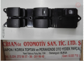 Mitsubishi L200 Sol Cam Düğme Takımı 2000 2006