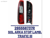 Oto Çıkma Parça / Renault / Trafic / Far & Stop / Sağ Arka Stop / Sıfır Parça 