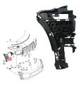 9Y0807178 PORSCHE CAYENNE 2018 TAMPON BRAKETİ ÖN SAG