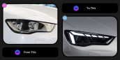 Oto Çıkma Parça / Audi / A3 / Far & Stop / Sol Ön Far / Çıkma Parça 