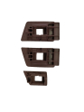 51417359313  BMW F10 F18 CAM DÜGME CERCEVESİ ARKA SOL(MOCHA)