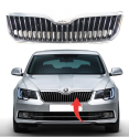 3T0853668B Skoda Super B 13-15 Ön Panjur Komple Full Krom .