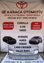 2013-2018 TOYOTA COROLLA ÇIKMA ORJINAL ARKA TAMPON