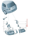 Oto Çıkma Parça / Volkswagen / Tiguan / Far & Stop / Sol Arka Stop / Çıkma Parça 