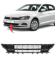 2G0853677M VW POLO 2018 ÖN TAMPON ORTA IZGARA KROMLU