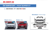 TAMPON SETI ON VW GOLF 8 GTI 20-
