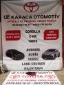 2019-2025 TOYOTA COROLLA ÇIKMA ORJINAL ARKA STOP