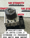9641871189 10.0970-1105.3 CİTROEN C3 PEUGEOT 206 MK70 ABS BEYNİ