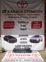 2019-2025 TOYOTA COROLLA ÇIKMA ORJINAL ON TAMPON IZGARA