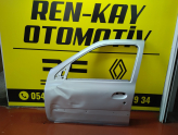 RENAULT CLİO 2 SOL ÖN KAPI GRİ ORJ ÇIKMA RENKAY OTO KOCAELİ