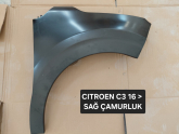 9812515080 CITROEN C3 2016 SONRASI SAĞ ÖN ÇAMURLUK
